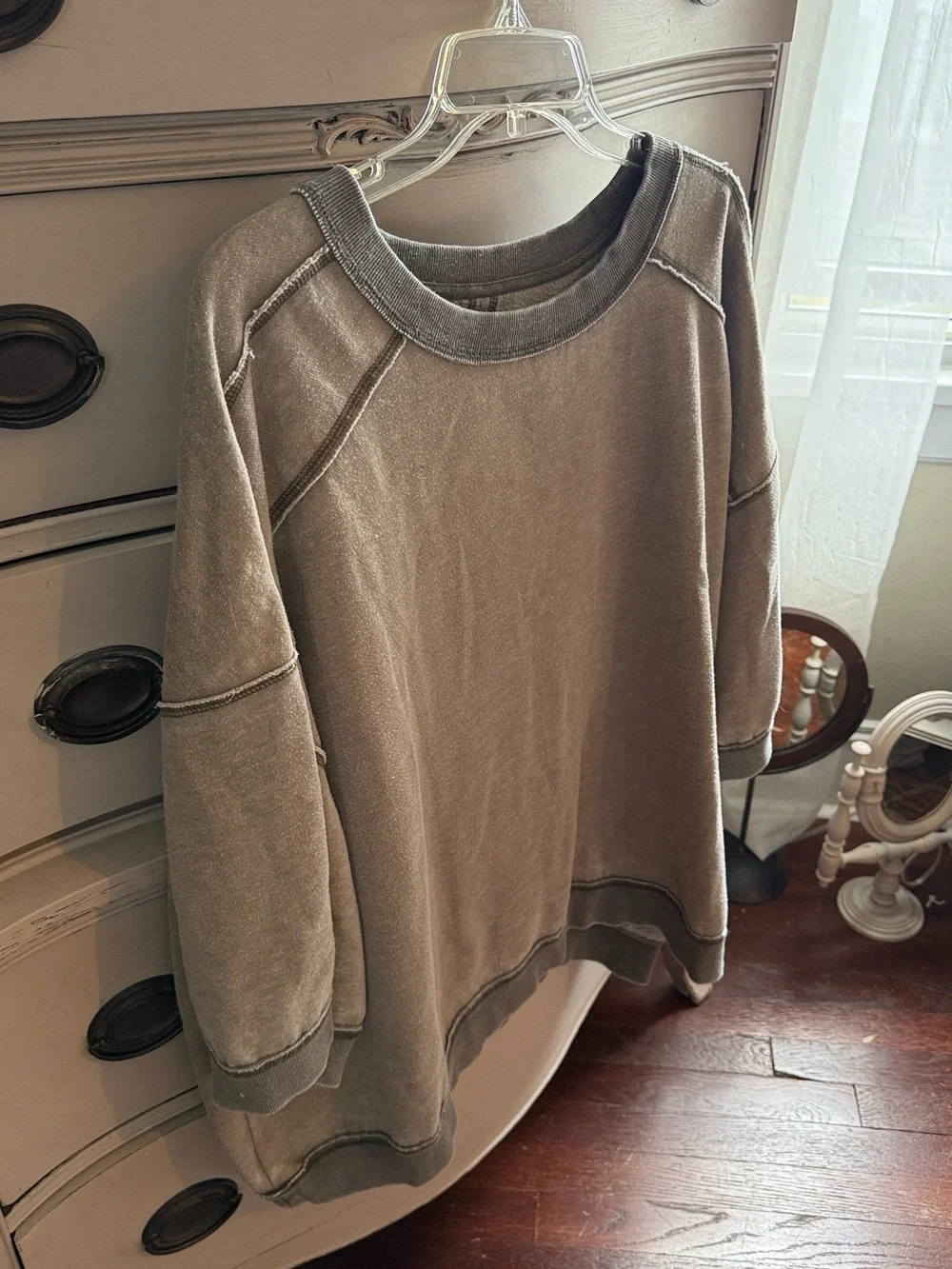 Free People Everything Pullover Oversized Sweatshirt XL - Picture 6 of 9
